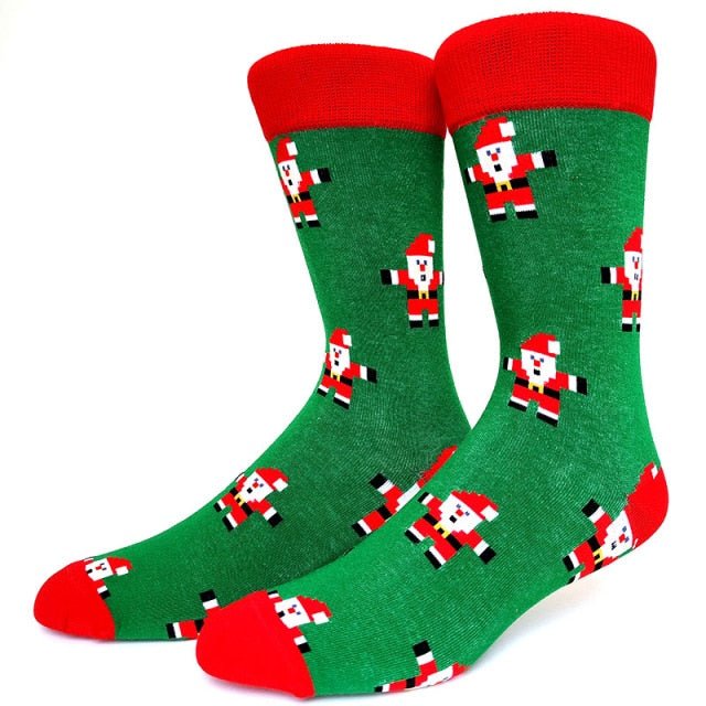 Cute Little Santa Crazy Christmas Socks – Crazy Sock Thursdays