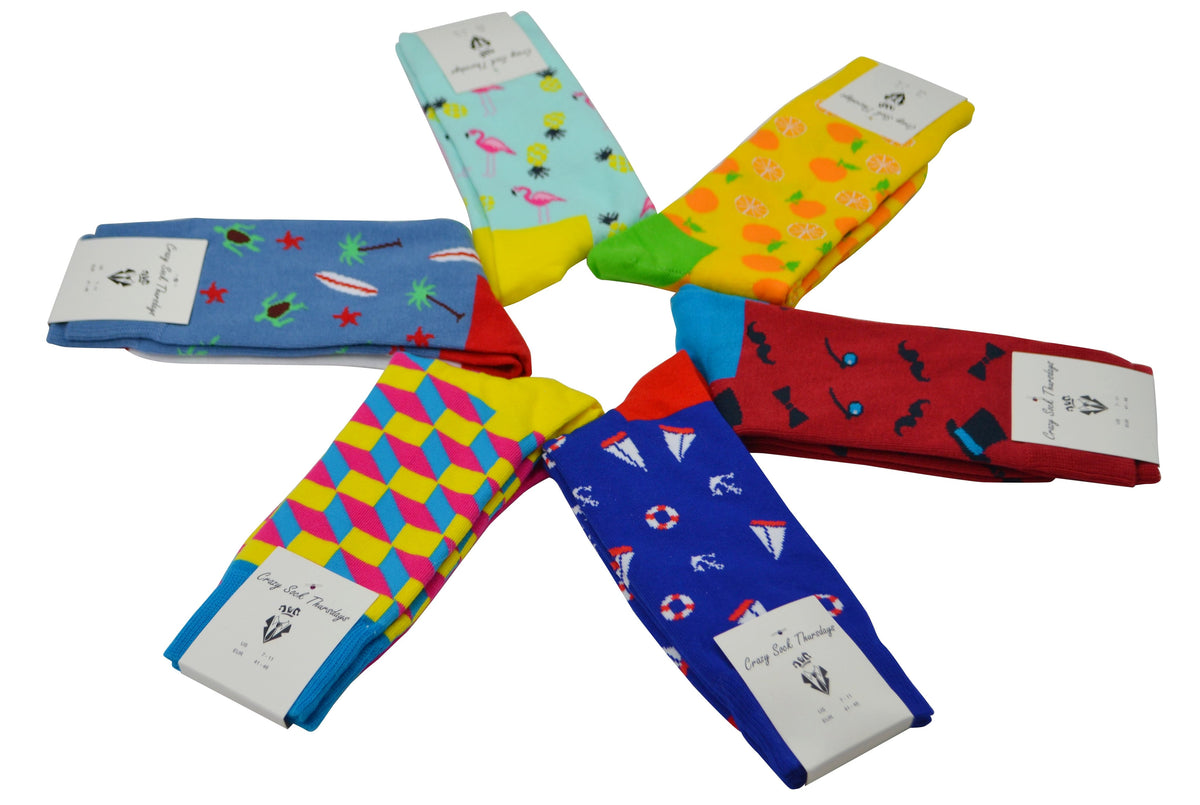 Corporate Solutions colourful combed cotton crazy socks