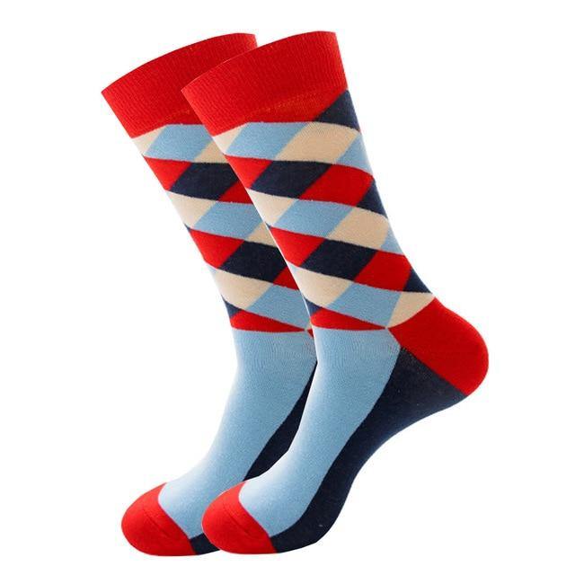 Benjamin Red Crazy Socks - Crazy Sock Thursdays