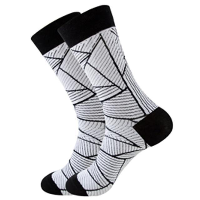 Black and White Crazy Socks - Crazy Sock Thursdays