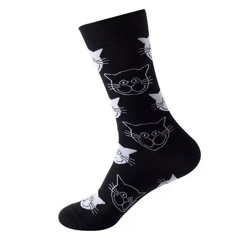 Black Cat Crazy Socks - Crazy Sock Thursdays