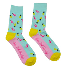 Load image into Gallery viewer, Caribbean Twist Crazy Socks - Crazy Sock Thursdays

