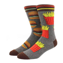 Load image into Gallery viewer, Comfort Food Odd Paired Crazy Socks - Crazy Sock Thursdays
