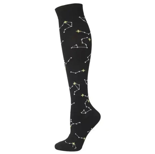 Constellations High Crazy Socks - Crazy Sock Thursdays