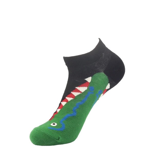 Croc Ankle Crazy Socks - Crazy Sock Thursdays