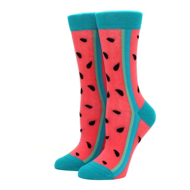 Cute Watermelon Crazy Socks - Crazy Sock Thursdays