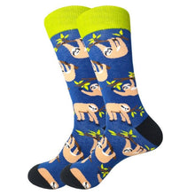 Load image into Gallery viewer, Everyone Loves Sloths Crazy Socks - Crazy Sock Thursdays
