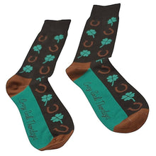 Load image into Gallery viewer, Feeling Lucky Crazy Socks - Crazy Sock Thursdays
