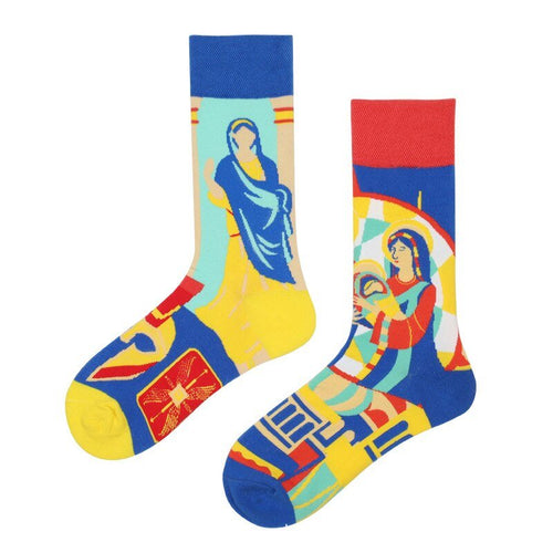 History Themed Odd Paired Socks - Crazy Sock Thursdays