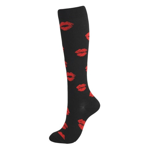 Kiss Kiss High Crazy Socks - Crazy Sock Thursdays