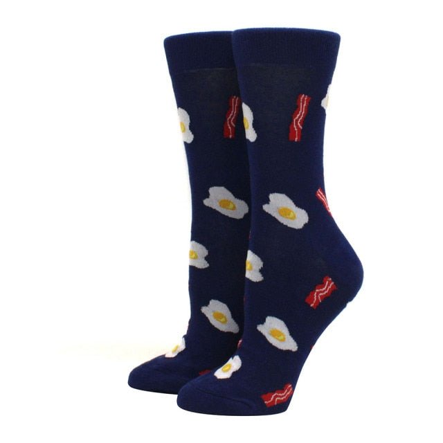 More Bacon and Eggs Crazy Socks - Crazy Sock Thursdays