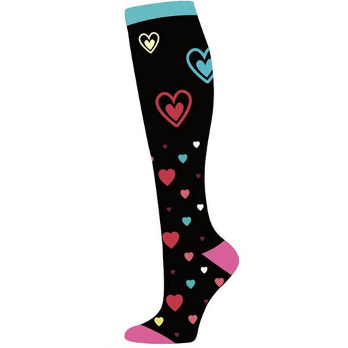 More Love Hearts High Crazy Socks - Crazy Sock Thursdays
