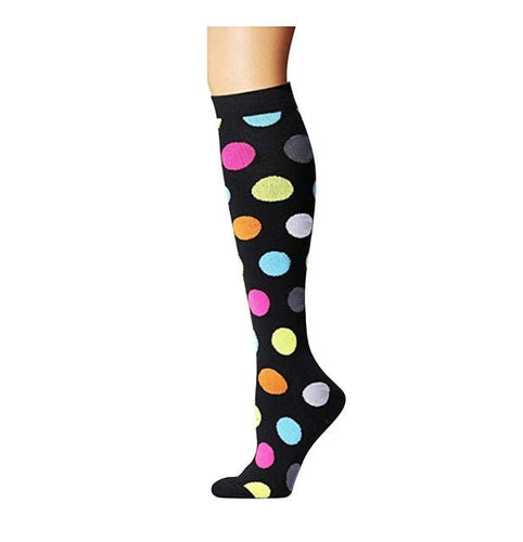 Polka Dot Me Crazy High Socks - Crazy Sock Thursdays