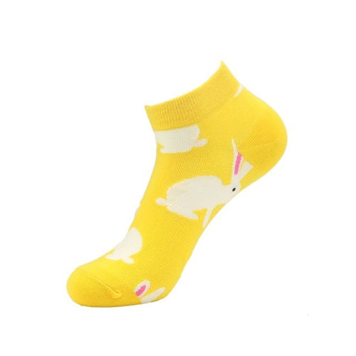 Rabbit Ankle Crazy Socks - Crazy Sock Thursdays