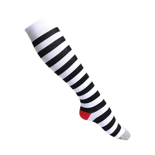 Sailor Stripes Crazy High Socks - Crazy Sock Thursdays