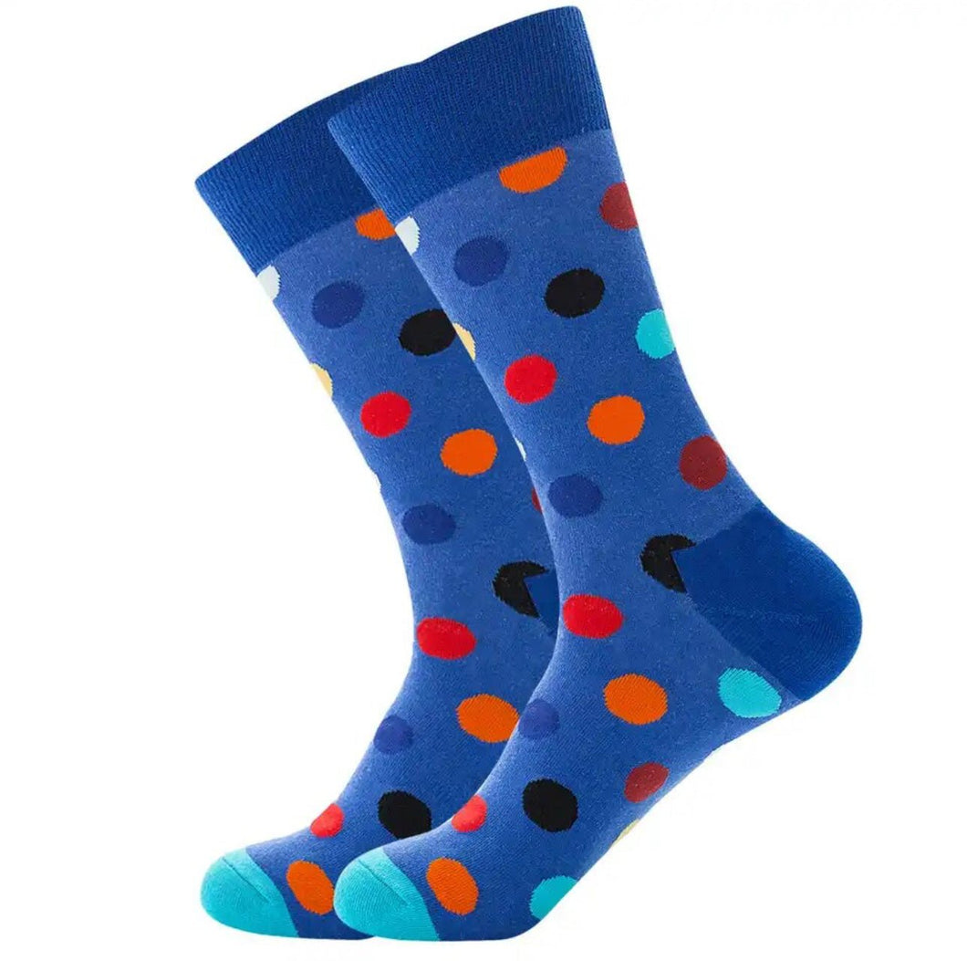 Sebastian Blue Crazy Socks - Crazy Sock Thursdays