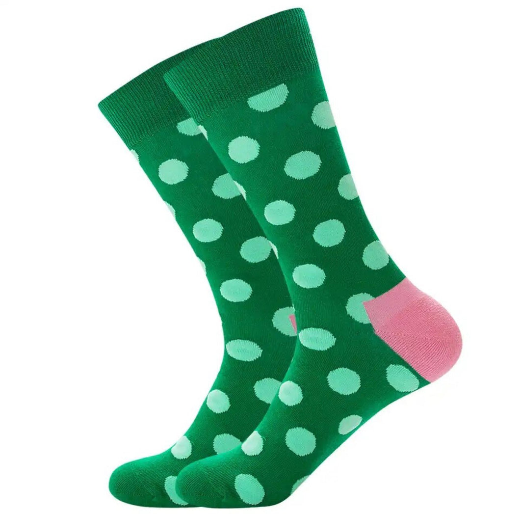 Sebastian Green Crazy Socks - Crazy Sock Thursdays