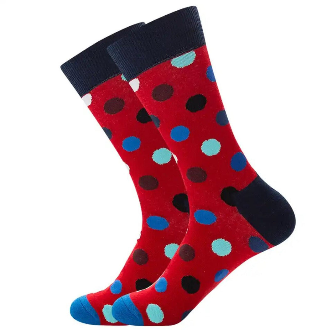 Sebastian Red Crazy Socks - Crazy Sock Thursdays
