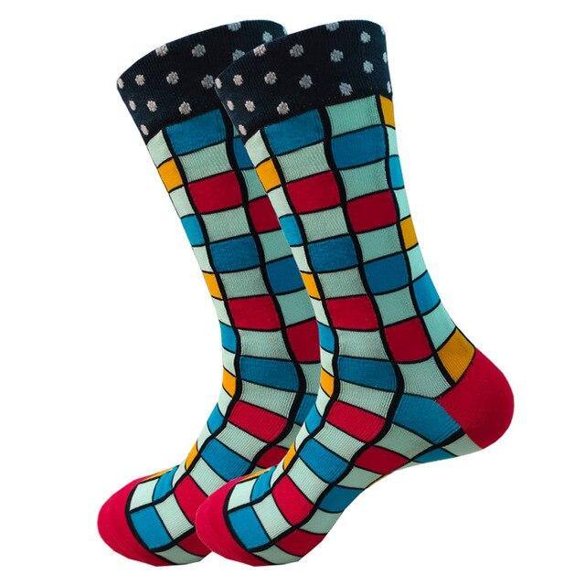Squares Crazy Socks - Crazy Sock Thursdays