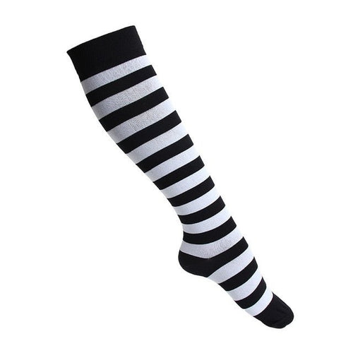 Stripey Stripes Crazy High Socks - Crazy Sock Thursdays