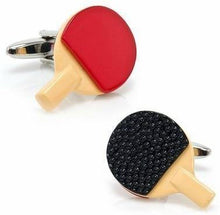 Load image into Gallery viewer, Table Tennis Cufflinks - Crazy Sock Thursdays
