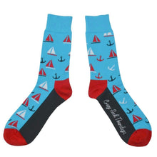 Load image into Gallery viewer, Tropical Bay Crazy Socks - Crazy Sock Thursdays
