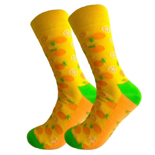 Vitamin C-razy Crazy Socks - Crazy Sock Thursdays