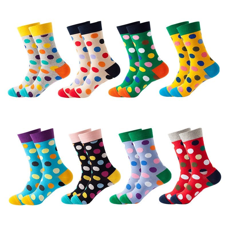 Women's Polka-dot Set (8 pairs) - Crazy Sock Thursdays